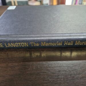 The Memorial Hall Murder - Jane Langton