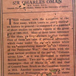 Studies in the Napoleonic Wars - Sir Charles Oman